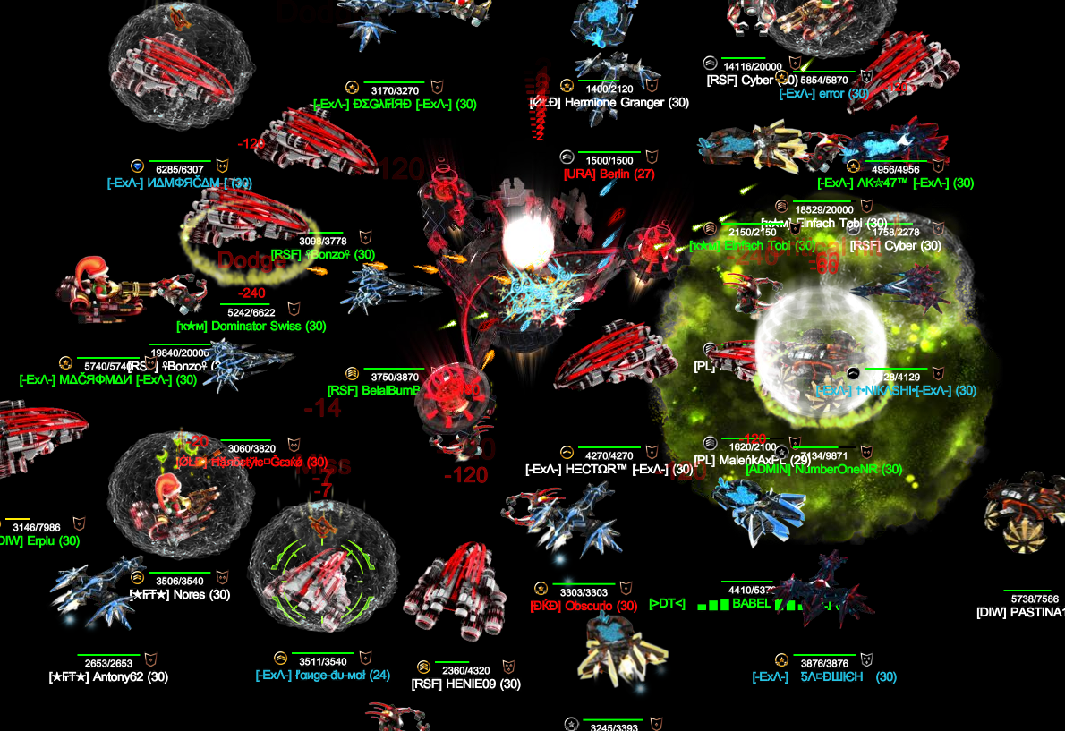 Real-time combat in Nova Raider