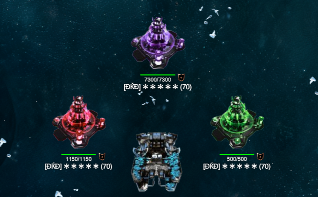 Persönliche Reaktoren, die in Nova Raider Ressourcen produzieren